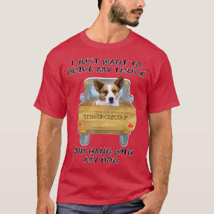 Lastwagenfahrer Hund Cardigan Welsh Corgi T-Shirt