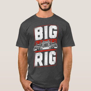 Lastwagenfahrer Vintag Big Rig T-Shirt