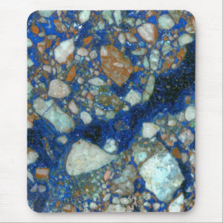 Lasurstein-MalachitBreccia Mousepad