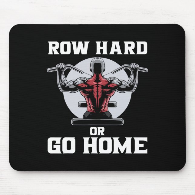 Lat Pulldown Bodybuilding Fitness Workout Mousepad (Vorne)