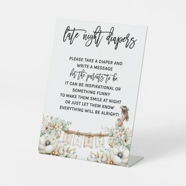 Late night diapers sockelschild (Vorderseite)