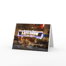 Late Night With David Letterman Greeting Card
