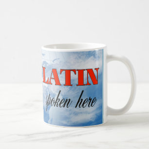 Latein, das hier gesprochen wird kaffeetasse