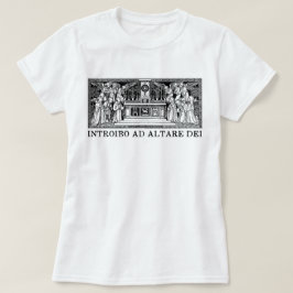 Latein Mass Introibo und Altare Dei Katholische Vi T-Shirt