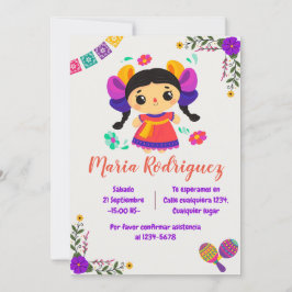Lateinamerikanische Prinzessin Birthday Einladung