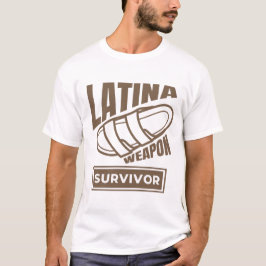 Lateinamerikanische Waffe Überlebende T-Shirt