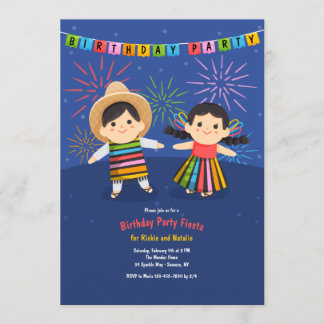 Lateinamerikanischer Kindergeburtstag Fiesta Einladung