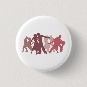 Lateinische Tänzer-Illustration Button