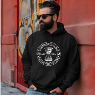 Lateinischer Ausdruck - Memento Mori Memento Viver Hoodie