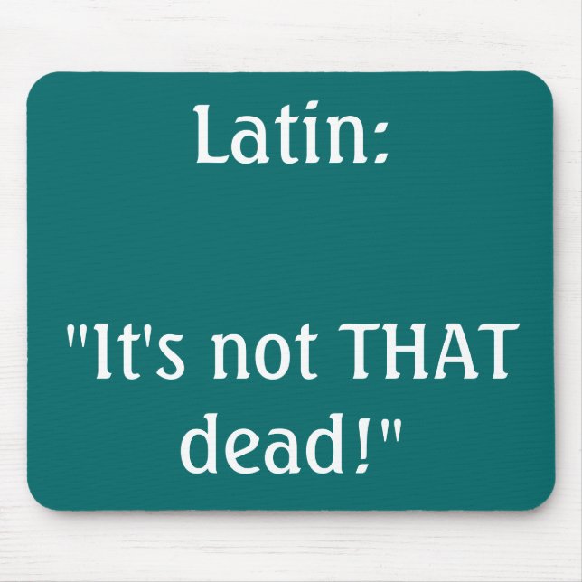 Lateinisches mousemat mousepad (Vorne)