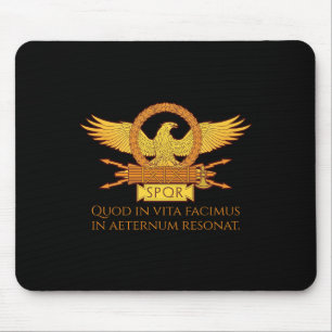 Lateinisches Zitat - Was wir im Leben tun, Ekku s Mousepad