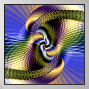 Latenz: ultravioletter Burst Poster