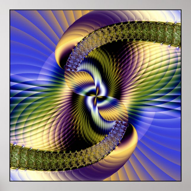 Latenz: ultravioletter Burst Poster (Vorne)