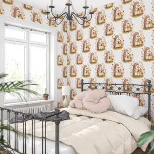 Laterne & Feder Haven Waldigel-Dekor Tapete