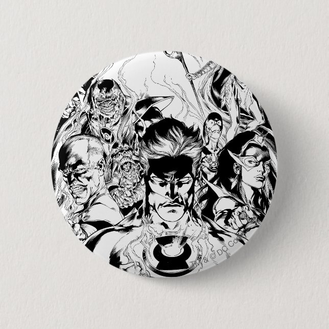 Laternen-Korps-Gruppen-Schuss Button (Vorderseite)