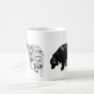 Laternenglühspulen — Retriever Duo Kaffeetasse