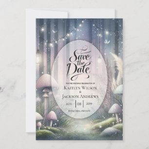 Laternenlicht-Träume Verzauberte Hochzeit im Wald Save The Date