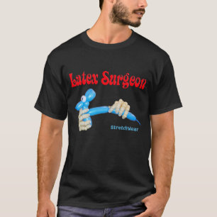 Latex-Chirurg-Shirt mit den Ballon-Hund und Hände T-Shirt