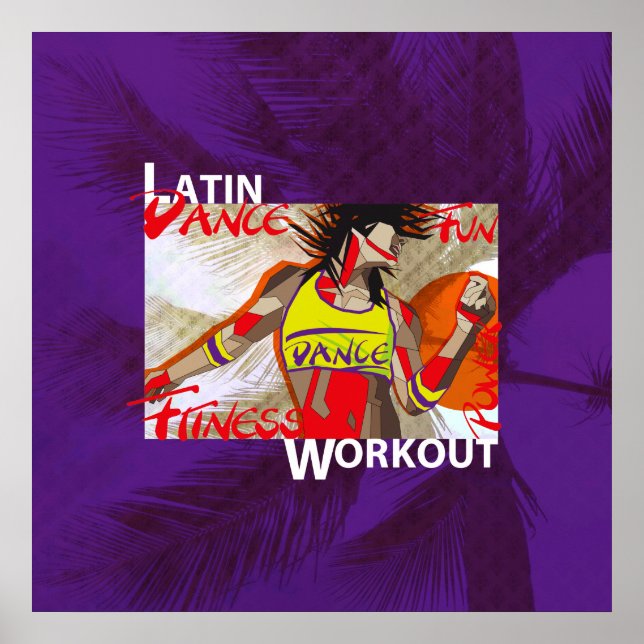 LATIN DANCE WORKOUT - Poster (Vorne)