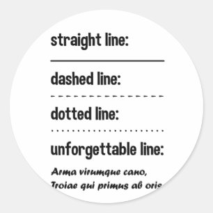 Latin Language Funny Sprichwort Runder Aufkleber