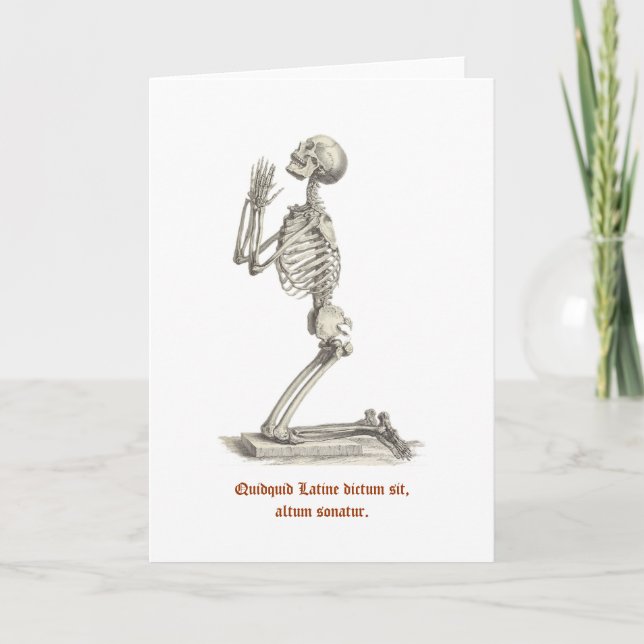 Latin Truth Grußkarte Karte (Vorderseite)
