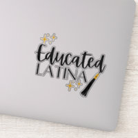 Latina Éduquée Avec Étoiles Et Sticker Tassel