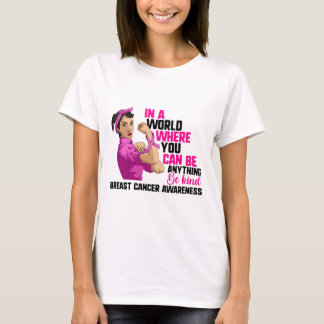 Latina Women be Kind Brustkrebs Bewusstsein T-Shirt