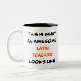 Latinelehrer, phantastisch zweifarbige tasse