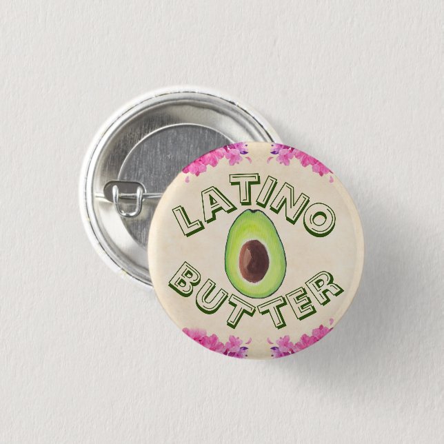 Latino Butter Button (Vorne & Hinten)