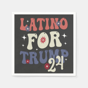 Latino für Trump 2024 Cinco De Mayo mexikanisches Serviette