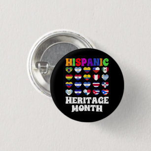 Latino-Länder: Herzenslust, glückliche Feier Button
