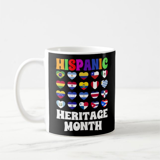 Latino-Länder: Herzenslust, glückliche Feier Kaffeetasse (Links)