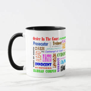 Latino Mots juridiques et termes de loi Mug