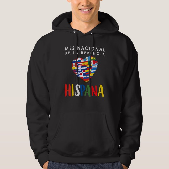 Latino Pride Hispanic Heritage Monat Hoodie (Vorderseite)