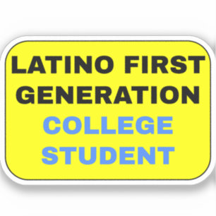 Latino Uni der ersten Generation Aufkleber