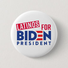 Latinos für Joe Biden Round Button