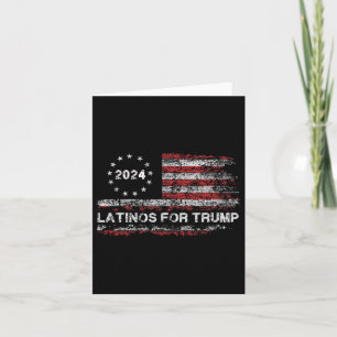 Latinos für Trump 2024 - Präsident Wahl Trump  Karte