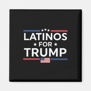 Latinos Für Trump 2024 - Präsident Wahl Trump  Magnet