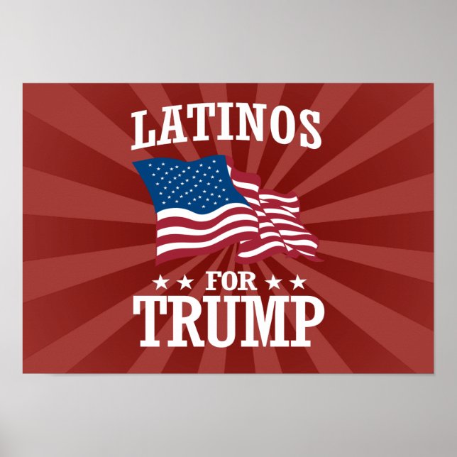 LATINOS FÜR TRUMP POSTER (Vorne)