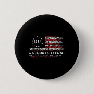 Latinos für Trump - Präsident Wahl Trump Vance Button
