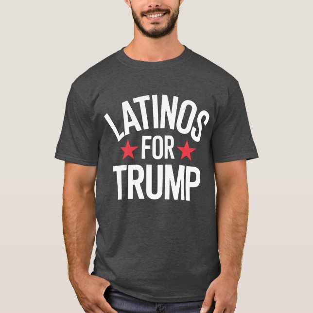 Latinos für Trump T-Shirt (Vorderseite)