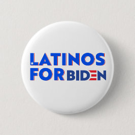 Latinos Para Joe Biden Round Button