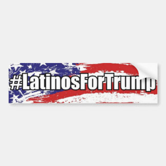 #LatinosForTrump Latinos für Trumpf-Autoaufkleber Autoaufkleber