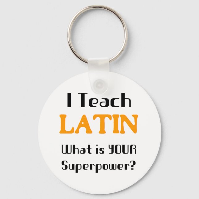 Latinunterricht Schlüsselanhänger (Vorderseite)