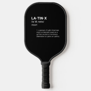 LATINX Latino Latina Neutrale Definition Angesagt Pickleball Schläger