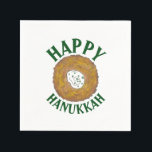 Latkes Happy Hanukkah Chanukah Juwish Holidays Serviette<br><div class="desc">Das Design zeigt eine originelle Marker-Illustration eines leckeren Latke Potato Pancakes mit sauer Creme, ein Grundnahrungsmittel der jüdischen Urlaubsküche. Ideal für Hanukkah Feiern! Dieses Chanukah Latkes Design ist auch auf anderen Produkten erhältlich. Viele weitere Feinschmecker-Designs sind auch in diesem Shop erhältlich! Sehen Sie nicht, wonach Sie suchen? Brauchen Sie Hilfe...</div>
