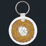 Latkes Potato Pancake Hanukkah Jüdische Feiertage  Schlüsselanhänger<br><div class="desc">Das Design zeigt eine originelle Marker-Illustration eines leckeren Latke Potato Pancakes mit sauer Creme, ein Grundnahrungsmittel der jüdischen Urlaubsküche. Ideal für Hanukkah Feiern! Dieses Chanukah Latkes Design ist auch auf anderen Produkten erhältlich. Viele weitere Feinschmecker-Designs sind auch in diesem Shop erhältlich! Sehen Sie nicht, wonach Sie suchen? Brauchen Sie Hilfe...</div>