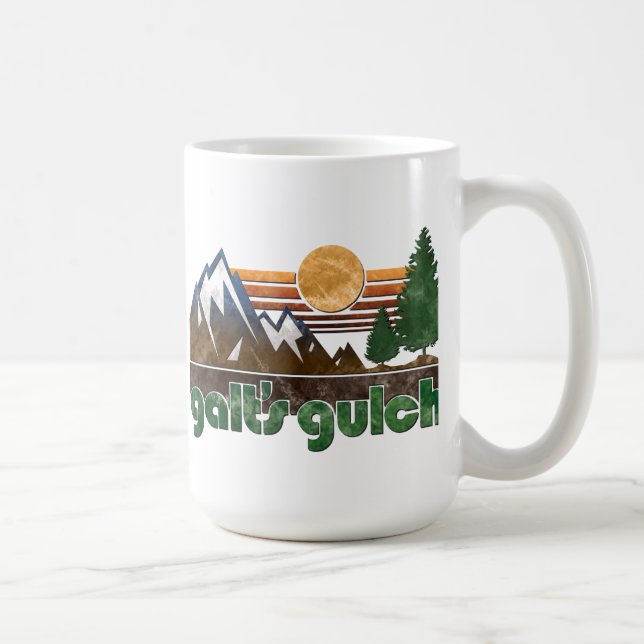 L'atlas de Gulch de Galt a gesticulé la tasse (Droite)