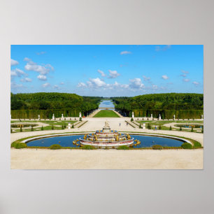 Latona Fountain and Grande Perspective, Versailles Poster