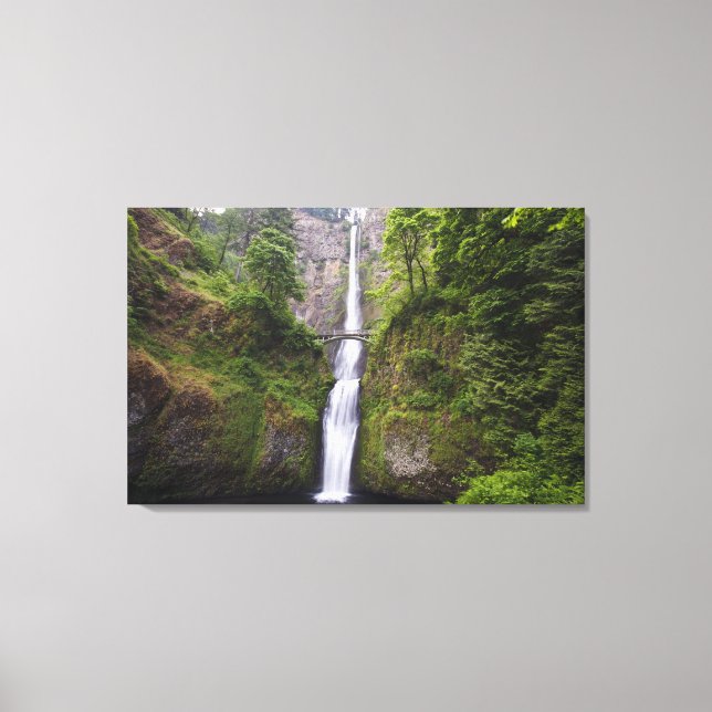 Latourell Falls & Bridge Columbia River Gorge Leinwanddruck (Vorderseite)